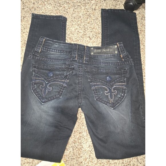 Womens Rock Revival Skinny Jeans Size 26/31' Inseam / Jen Skinny - Picture 3 of 3